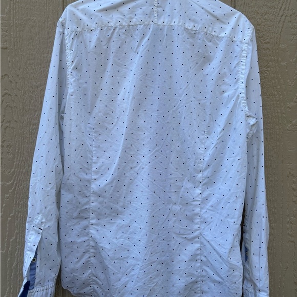 Banana Republic White Long Sleeve Tee Classic Cotton - Picture 3 of 7